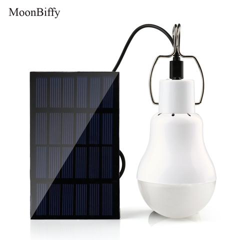 15W 130LM WholeSale Dropshipping MOONBIFFY Solar Power Outdoor Light Solar Lamp Portable Bulb Solar Energy Lamp Led Lighting ► Photo 1/6