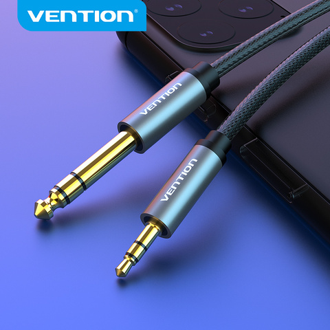 Vention Aux Guitar Cable 6.5 Jack 6.5mm to 6.5mm Audio Cable 6.35