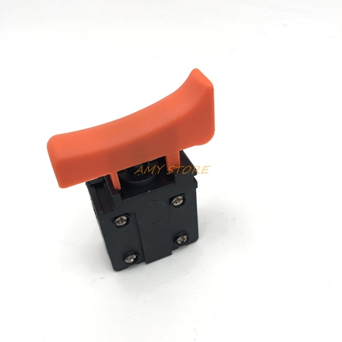 FA3-10/2D AC 250V 10A DPST NO Momentary Electric Power Tool Trigger Switch Black Orange ► Photo 1/3