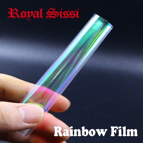 20 Pieces 10 X 5.5 cm Fly Tying Rainbow Film Sabiki rig Shrimp Back Wings Scud Nymph Tying Clear Flash Film Fly Tying Materials ► Photo 1/6