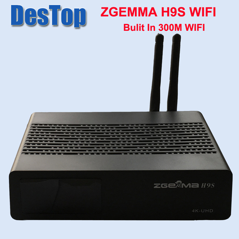 Original Zgemma-Star ZGEMMA H9S bulit in 300M wifi DVB-S2X Multistream 4K UHD Support ZGEMMA H9S Satellite Receiver in Spain ► Photo 1/6