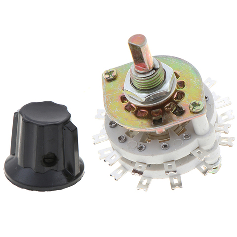 1PCS 2P11T 2 Pole 11 Position Dual Deck Band Channael Rotary Switches High Quality ► Photo 1/6