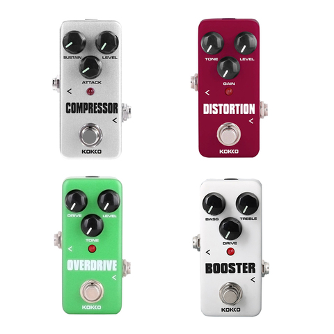 KOKKO Portable Guitar Effect Pedal Compressor Booster Distortion Overdrive 9V 1A Adapter 5 Way Cable 10 Ways Pedal Power Supply ► Photo 1/6