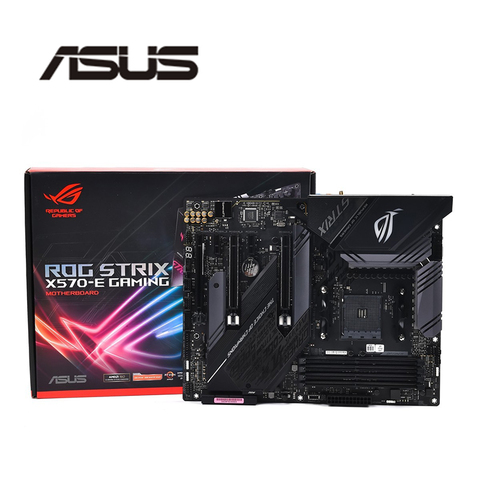 NEW For ASUS ROG STRIX X570-E GAMING Motherboard Socket AM4 For AMD X570M X570 Original Desktop PCI-E 4.0 m.2 sata3 Mainboard ► Photo 1/4