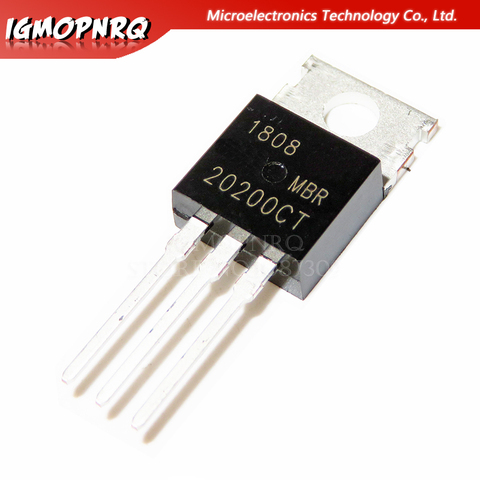 10pcs MBR20220CT MBR20220 MBR20220C Schottky & Rectifiers 20 Amp 200 Volt Dual TO-220 new original ► Photo 1/1