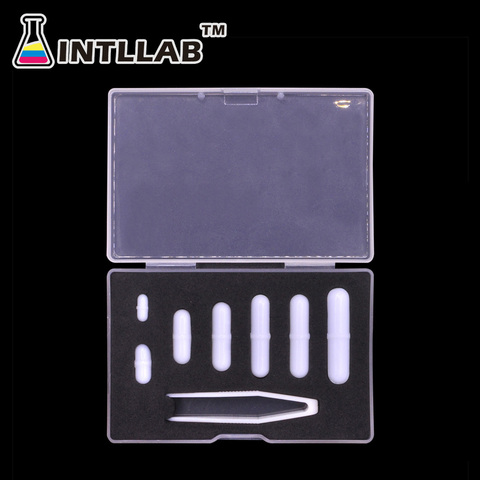 INTLLAB 7pcs Mixed Size Stir bar PTFE Magnetic Stirrer Mixer Stir Bars ► Photo 1/6