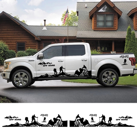 Car Tail Decor Stickers Pick Up For Ford Ranger Raptor Pickup Isuzu Dmax Nissan NAVARA Toyota Hilux Car Tuning Accessories ► Photo 1/5