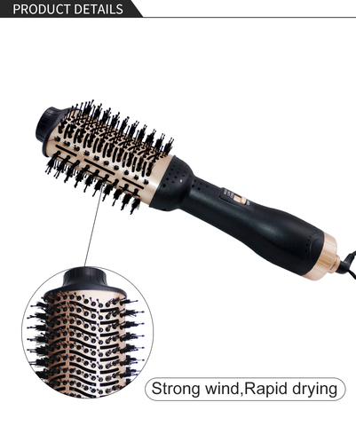 hot-air brubsh cool air 2022 newest comb Hair Dryer Blow Dryer Hair Curling Iron Rotating Brush Hair dryer Pro 2 In 1 ► Photo 1/6