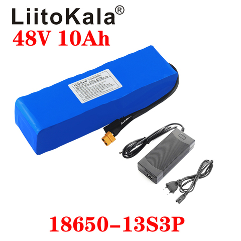 LiitoKala e-bike battery 48v 10ah li ion battery pack bike conversion kit bafang 1000w and charger XT60 Plug ► Photo 1/6