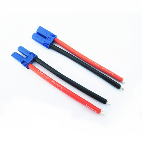high quality EC5 male / Female connector pigtail cable 10cm 20cm 10AWG silicone wire RC Lipo Battery ► Photo 1/4
