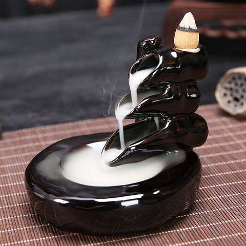 A variety of reverse flow incense burner incense tower incense ceramic incense burner ornaments ► Photo 1/6