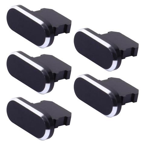 5pcs Metal Anti Dust Charger Dock Plug Stopper Cap Cover for iPhone X XR XS Max 8 7 6S Plus Cell Phone Accessories ► Photo 1/6