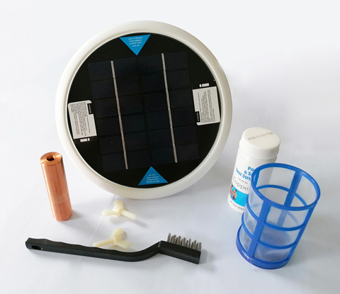 solar pool purifier ionizer 85% Less Chlorine Kill Algae Keeps Pool Cleaner Up To 22,000 Gal ► Photo 1/5