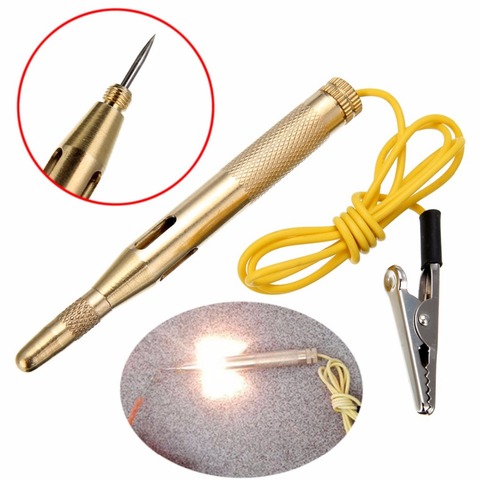 ATDIAG Diagnostic tool searchlight system test pen DC 6V 12V 24V copper voltage test pen car light circuit tester lamp tester ► Photo 1/6