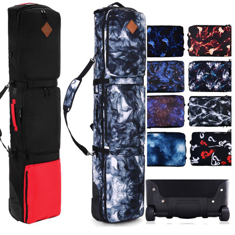 152/ 160/ 165/ 175cm SnowBoard Bag With Wheels /quality thick material big capacity holing 2 pairs of Skis / 1 Snow Board a5336 ► Photo 1/6
