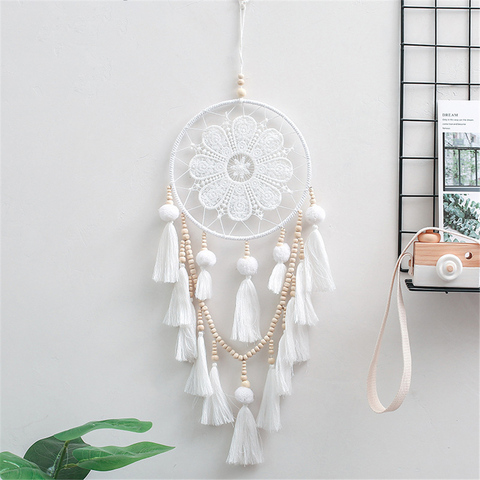 Handmade Dream Catcher Wind Chimes Home Hanging Craft Gift Dreamcatcher Ornament Car Hanging Bedroom Decoration atrapasueños ► Photo 1/6