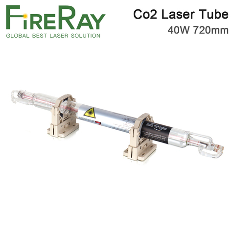 FireRay Co2 Glass Laser Tube Dia 50mm 40W 720mm 50W 820mm Glass Laser Lamp for CO2 Laser Engraving Cutting Machine ► Photo 1/6