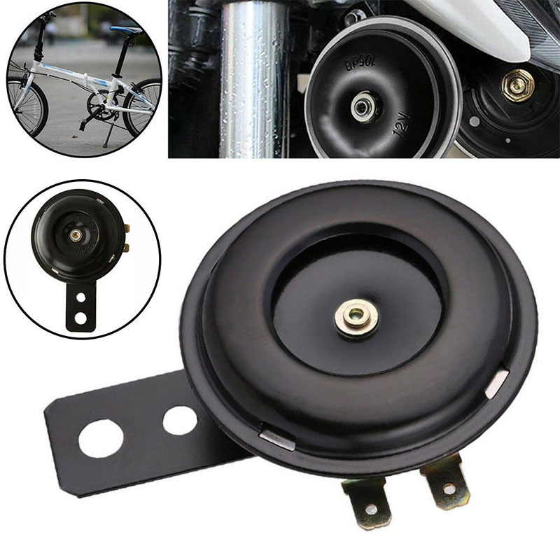 12V 65mm 105db Universal Motorcycle Electric Horn kit Waterproof Round Loud Horn Speakers for Scooter for Bike ATV ► Photo 1/6