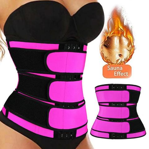 Body Shaper Slimming Abdomen Sauna Waist Cincher Corset Trainer Tummy Gym Belt Waist Trainer Thermo Sweat Belt Bodysuits Corset ► Photo 1/6