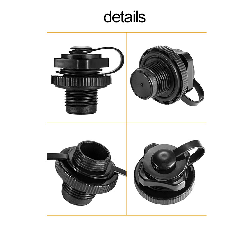 22mm Air Valve Caps with Base for Inflatable Kayak Fishing Boat Pool Raft 