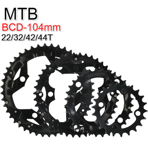 MTB Bicycle Chain Ring Chainring For Shimano Sram Universal Crankset 22t/32t/42t/44t 104bcd Cycling Parts Bike Accessories ► Photo 1/5