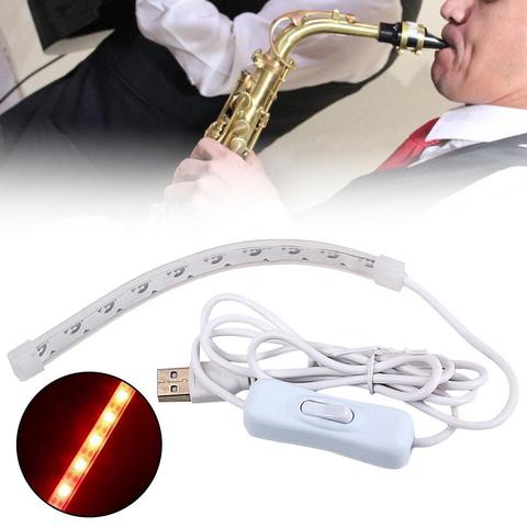 Saxophone Flute USB LED Leak Detection Light Tester Lamp Woodwind Repair Tool Music Equipment Accessories Attachment ► Photo 1/6