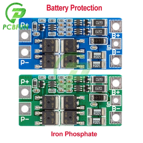 2S 2 Serial 10A 8.4V 7.4V 18650 Lipo Li-ion Iron Phosphate Lithium Charger Protection Board Module BMS PCM 2 Cell Pack Balanced ► Photo 1/6