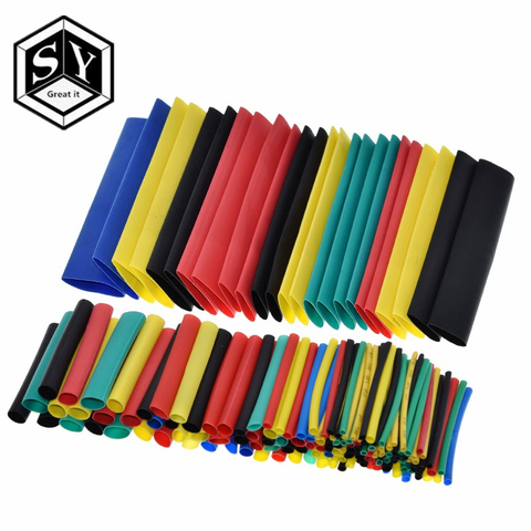 164pcs/Set Heat shrink tube kit Insulation Sleeving termoretractil Polyolefin Shrinking Assorted Heat Shrink Tubing Wire Cable ► Photo 1/6