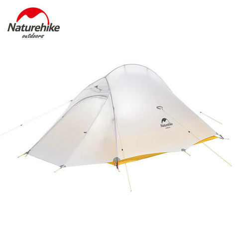 Naturehike New Upgrade Cloud UP 2 Ultralight Tent 10D Nylon Silicone Portable Self Standing Outdoor Camping Tents With  Free Mat ► Photo 1/6