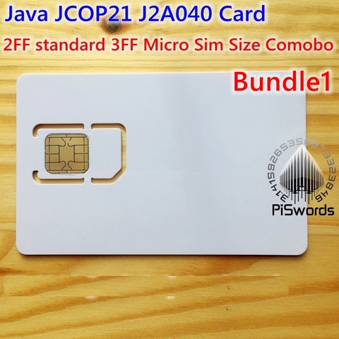 Java jcop21 J2A040 40k EEPROM update for replace JCOP 21 36K with Hi-co Mag Java Based IC Connect Smart Card with TK Value ► Photo 1/3
