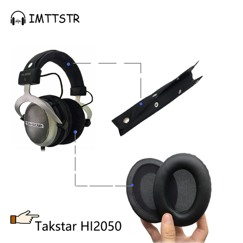 Replacement Accessories for TAKSTAR HI2050 HI 2050 Headset Sleeve Earmuff Ear Pads Cushion Cover Earpads Pillow ► Photo 1/6