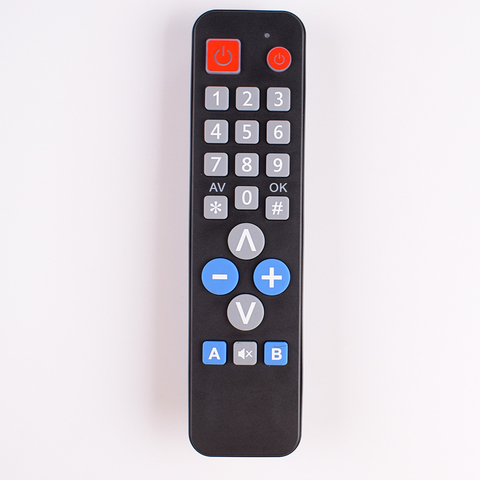 Learn Remote Control work for 2 devices for TV VCR STB DVD DVB,TV BOX, Easy to use for old people,  universal controller ► Photo 1/5