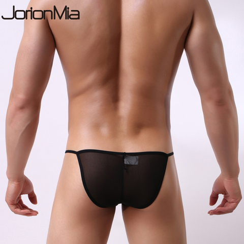 Men Sexy Briefs Mesh Breathable Soft Underwear Cucea Underpants Man Comfortable Gay Pants Cueca Male Panties HT009 ► Photo 1/6