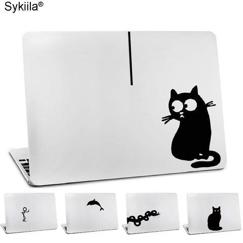 Cartoon Cat Hug the Logo Sticker for Macbook Skin Air 11 13 Pro 13 15 17Retina for Apple Laptop Computer Decal Vinyl ► Photo 1/6