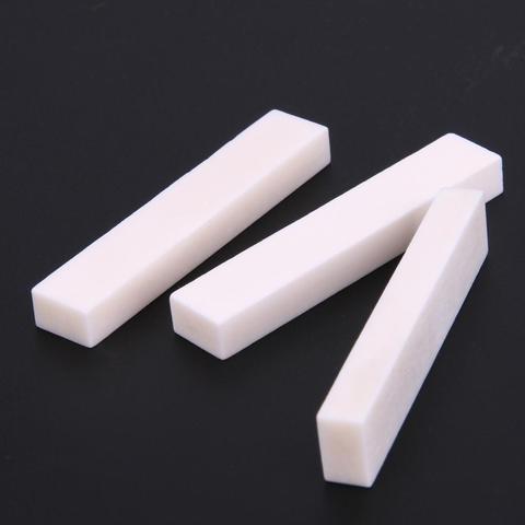 3pcs Bone Guitar Bass Blank Nut String Nut 52mmx 6mmx 10mm Beige ► Photo 1/6