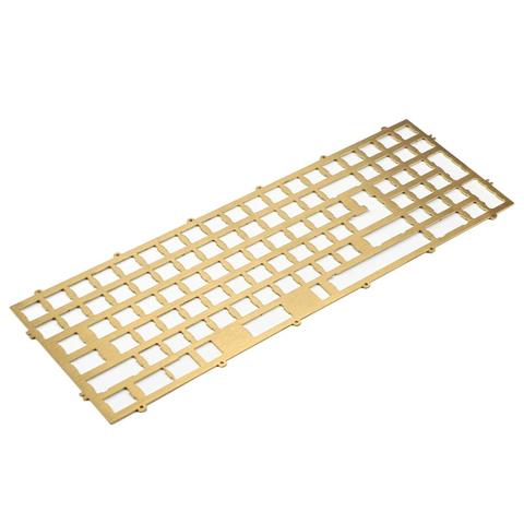 YMDK Melody 96 PVD Brass Plate Aluminum Plate Acrylic Bottom For Melody 96 Case Keyboard ► Photo 1/6