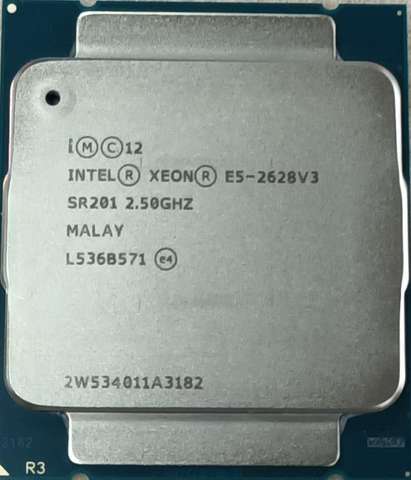 Intel Xeon processor E5 2628 V3 2.50GHZ 8-Core 8-Thread E5 2628V3 LGA2011-V3 85W 22nm E5-2628V3 CPU E5-2628 V3 ► Photo 1/1