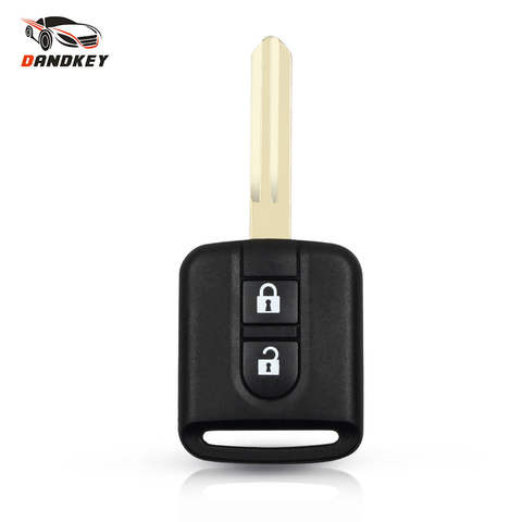 Dandkey 2 Buttons Remote Car Key Shell Case Fob Keyless Entry For Qashqai Nissan Micra Navara Almera Note ► Photo 1/6