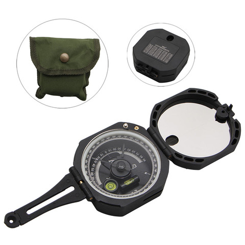 OOTDTY High Precision Magnetic Pocket Transit Geological Compass Scale 0-360 Degrees ► Photo 1/5