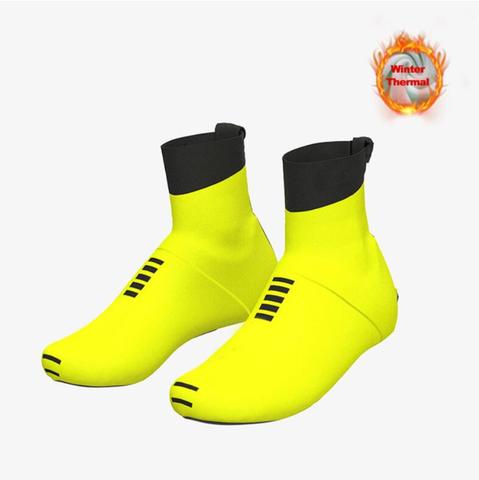 Ralvpha New Winter Warm Fleece Bicycle Shoe Cover Sports Men's Mountain Bike Bicycle Overshoes Cubre Ciclismo Men's Clothing ► Photo 1/6