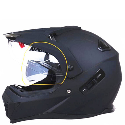 Motorcycle Helmet With Sun Shield Atv Road Cross Motocross Helmet Double Lens Off Road Racing Moto Helmets ► Photo 1/6