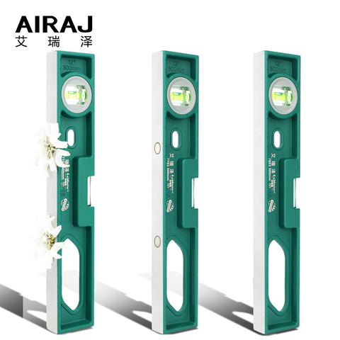 AIRAJ Magnetic Level, 300MM High Precision Balance Bar Cast Iron Lever with Bubble Level, High Bearing Ruler ► Photo 1/6