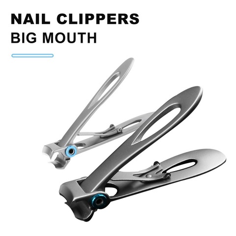 Professional Nail Clippers Stainless Steel Nail Cutter Toenail Fingernail Manicure Trimmer Toenail Clippers for Thick Nails ► Photo 1/6