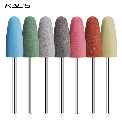 KADS Electric Nail File Rubber Nail Drill Bits Flexible Polisher Manicure Machine Nail Accessories Pedicure Milling Cutters ► Photo 1/6