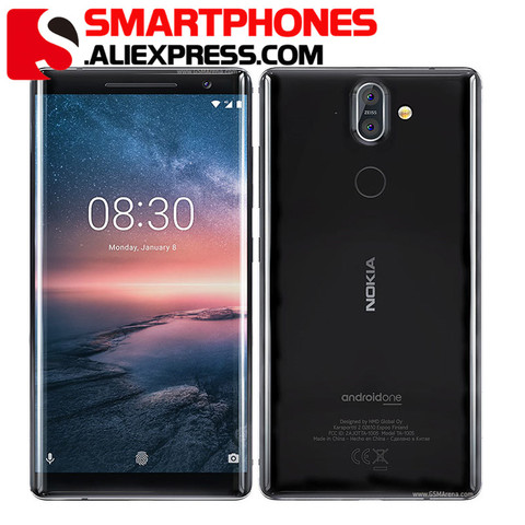 Global version Nokia 8 sirocco Android 8.0 Octa core 6GB 128GB Snapdragon 835 5.5inch 256*1440 smartphone ► Photo 1/6