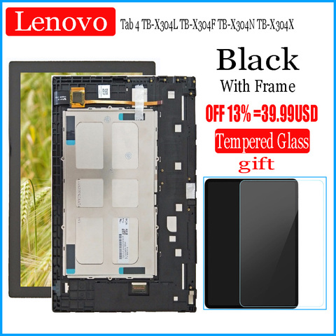 Touch Panel LCD Display 10.1'' Inch For Lenovo Tab 4 TB-X304L TB-X304F TB-X304N TB-X304X TB-X304 Touch Screen Digitizer Assembly ► Photo 1/6