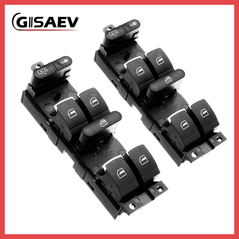 Master Power Window Control Switch Button For VW Passat B5 GTI Golf 4 Jetta MK4 BEETLE BORA Glass Lifting ► Photo 1/4