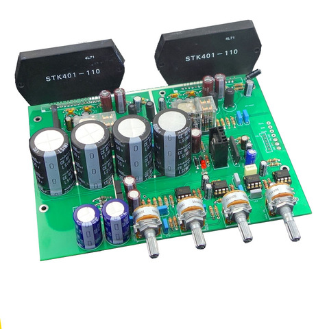 STK401 Subwoofer amplificador Audio Board 70Wx2+200W 2.1 Channel Sound Amplifiers HIFI Amp Speaker ► Photo 1/6
