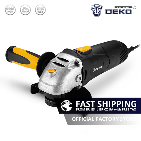 DEKO DKAG25LD1/2 Angle Grinder Machine  for Grinding or Cutting Metal Electric Portable Grinder Angle Drive Grinder ► Photo 1/6