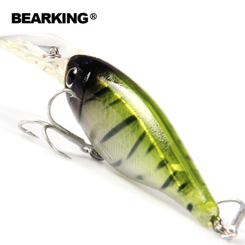 BearKing Retail A+  fishing lures 2017 Hot-selling   80mm/14g, slim size minnow shad crank popper penceil bait good quality ► Photo 1/6
